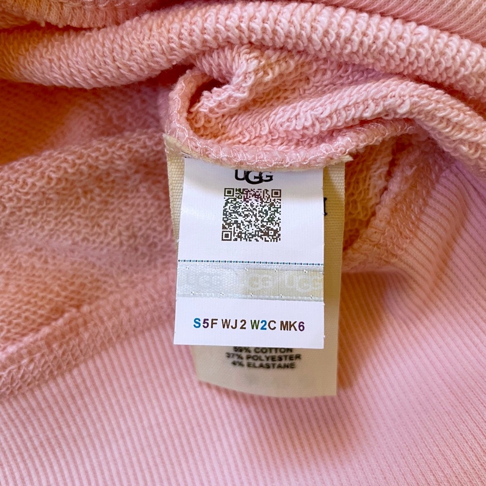 UGG Women’s Fuzzy Logo Crewneck Sweatshirt - Picture 4 of 5